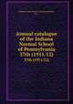 Annual catalogue of the Indiana Normal School of Pennsylvania. 37th (1911/12), Indiana State Normal School (Indiana, Pa.) 