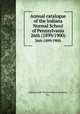 Annual catalogue of the Indiana Normal School of Pennsylvania. 26th (1899/1900), Indiana State Normal School (Indiana, Pa.) 