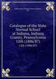 Catalogue of the State Normal School at Indiana, Indiana County, Pennsylvania. 12th (1886/87), Indiana State Normal School (Indiana, Pa.) 