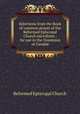 Selections from the Book of common prayer of the Reformed Episcopal Church microform : for use in the Dominion of Canada, Reformed Episcopal Church 