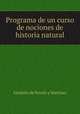 Programa de un curso de nociones de historia natural, Sandalio de Pereda y Martinez 