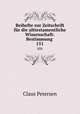 Beihefte zur Zeitschrift fr die alttestamentliche Wissenschaft: Bestimmung .. 151, Claus Petersen 