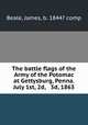 The battle flags of the Army of the Potomac at Gettysburg, Penna. July 1st, 2d, & 3d, 1863, Beale, James, b. 1844? comp 