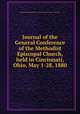 Journal of the General Conference of the Methodist Episcopal Church, held in Cincinnati, Ohio, May 1-28, 1880., Methodist Episcopal Church. General Conference (1880 : Cincinnati) 