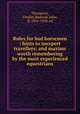 Rules for bad horsemen : hints to inexpert travellers; and maxims worth remembering by the most experienced equestrians, Thompson, Charles,Badcock, John, fl. 1816-1830, ed 