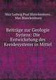Beitrage zur Geologie Syriens: Die Entwickelung des Kreidesystems in Mittel ., Max Ludwig Paul Blanckenhorn, Max Blanckenhorn 