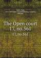 The Open court. 17, no.561, Paul Carus 