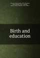 Birth and education, Marie Sophie Schwartz 