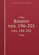 Boletin. nos. 196-201, Chile Congreso Nacional. Camara de Diputados 