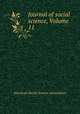 Journal of social science, Volume 11, American Social Science Association 