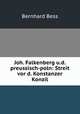 Joh. Falkenberg u.d. preussisch-poln: Streit vor d. Konstanzer Konzil, Bernhard Bess 