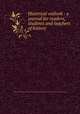 Historical outlook : a journal for readers, students and teachers of history, American Historical Association,National Board for Historical Service,National Council for the Social Studies 