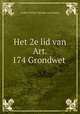 Het 2e lid van Art. 174 Grondwet ., Godert Willem Theodor van Dedem 