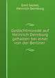 Gedachtnisrede auf Heinrich Dernburg gehalten bei einer von der Berliner ., Emil Seckel, Heinrich Dernburg 