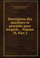 Description des machines et procedes pour lesquels ., Volume 78, Part 2, 