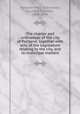 The charter and ordinances of the city of Portland, together with acts of the Legislature relating to the city, and to municipal matters, Portland (Me.). Ordinances, etc,Hale, Clarence, 1848-1934 