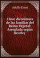 Clave dicotomica de las familias del Reino Vegetal: Arreglada segun Bentley ., Adolfo Ernst 