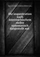 Die sequestration nach osterreichischem rechte systematisch dargestellt mit ., Egon Schubert-Soldern (Ritter von.) 