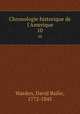 Chronologie historique de l`Amerique. 10, Warden, David Bailie, 1772-1845 