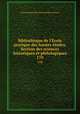 Bibliothque de l`cole pratique des hautes tudes. Section des sciences historiques et philologiques. 170, 