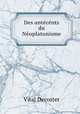 Des antecents du Neoplatonisme, Vital Decoster 