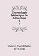Chronologie historique de l`Amerique. 4, Warden, David Bailie, 1772-1845 
