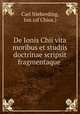 De Ionis Chii vita moribus et studiis doctrinae scripsit fragmentaque ., Carl Nieberding, Ion (of Chios.) 