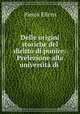 Delle origini storiche del diritto di punire: Prelezione alla universita di ., Pietro Ellero 