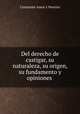 Del derecho de castigar, su naturaleza, su origen, su fundamento y opiniones ., Constante Amor y Neveiro 