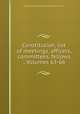 Constitution, list of meetings, officers, committees, fellows ., Volumes 63-66, American Association for the Advancement of Science 