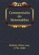 Commentatio do Motenabbio, Bohlen, Peter von, 1796-1840 