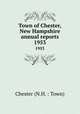 Town of Chester, New Hampshire annual reports. 1953, Chester (N.H. : Town) 