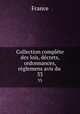 Collection complte des lois, dcrets, ordonnances, rglemens avis du .. 33, France 