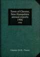 Town of Chester, New Hampshire annual reports. 1906, Chester (N.H. : Town) 