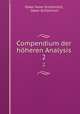 Compendium der hheren Analysis. 2, Oskar Xaver Schlomilch 