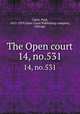 The Open court. 14, no.531, Paul Carus 