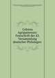 Colonia Agrippinensis: Festschrift der 43. Versammlung deutscher Philologen ., Rudolf Schultze 