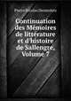 Continuation des Memoires de litterature et d