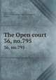 The Open court. 36, no.795, Paul Carus 