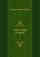 Critica degli Evangeli. 1, Aurelio Bianchi Giovini 