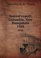 Annual report, Columbia, New Hampshire. 1956, Columbia (N.H. : Town) 