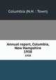Annual report, Columbia, New Hampshire. 1938, Columbia (N.H. : Town) 