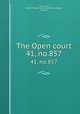 The Open court. 41, no.857, Paul Carus 