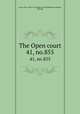 The Open court. 41, no.855, Paul Carus 