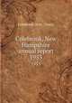 Colebrook, New Hampshire annual report. 1953, Colebrook (N.H. : Town) 
