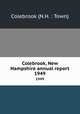 Colebrook, New Hampshire annual report. 1949, Colebrook (N.H. : Town) 