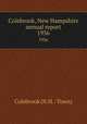 Colebrook, New Hampshire annual report. 1936, Colebrook (N.H. : Town) 