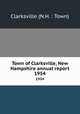Town of Clarksville, New Hampshire annual report. 1954, Clarksville (N.H. : Town) 