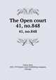 The Open court. 41, no.848, Paul Carus 