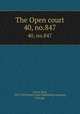 The Open court. 40, no.847, Paul Carus 